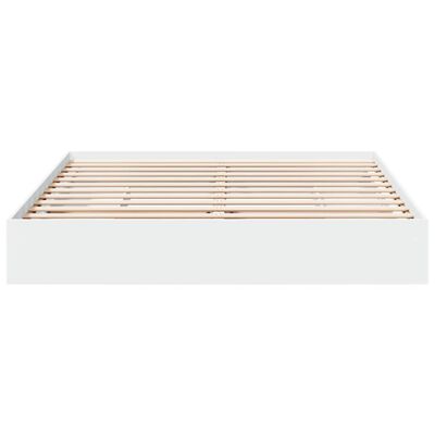 vidaXL Cadre de lit avec tiroirs sans matelas blanc 200x200 cm