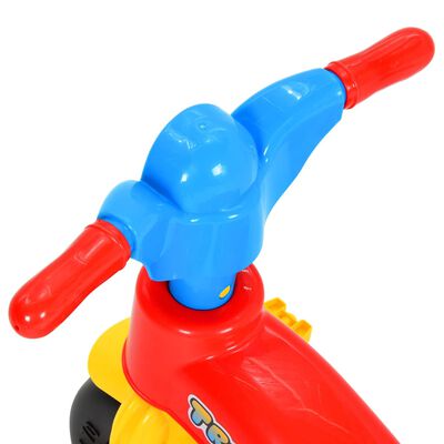 Trottinette vidaXL Tricycle pour enfants avec poignée pour parents  Multicolore