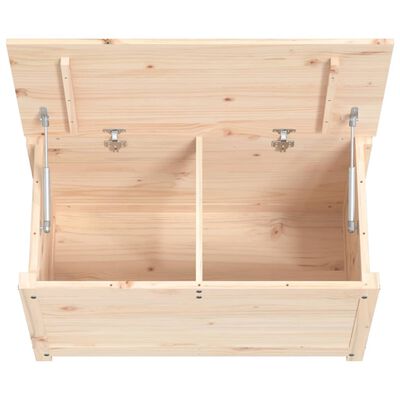 vidaXL Boîte de rangement 80x40x45,5 cm Bois massif de pin