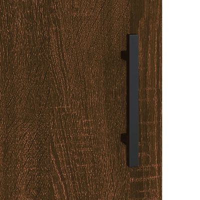 vidaXL Buffet haut chêne marron 69,5x31x115 cm bois d'ingénierie