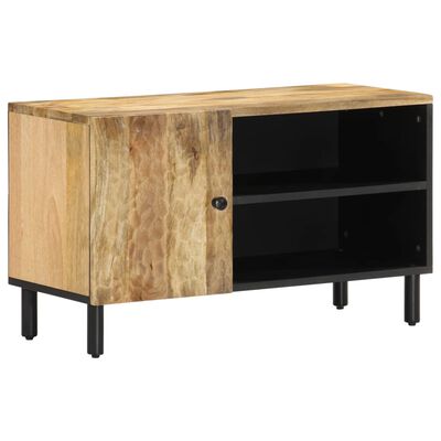 vidaXL Meuble TV 80x31x46 cm bois massif de manguier