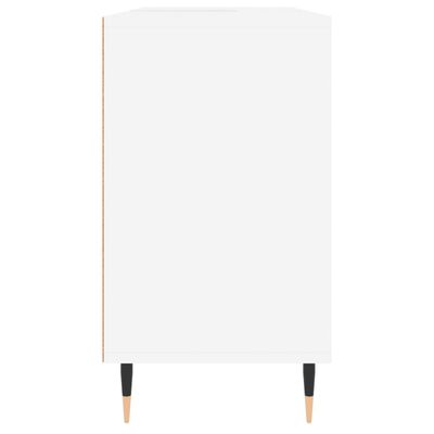 vidaXL Armoire de salle de bain blanc 80x33x60 cm bois d'ingénierie