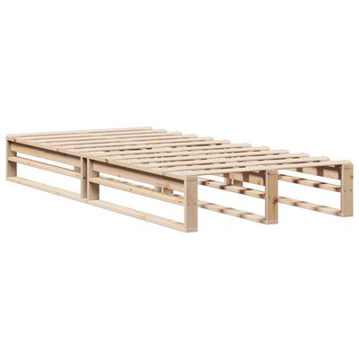 vidaXL Cadre de lit sans matelas 75x190 cm bois de pin massif