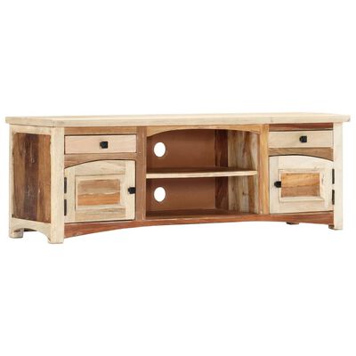 vidaXL Meuble TV 120 x 30 x 40 cm Bois de récupération massif