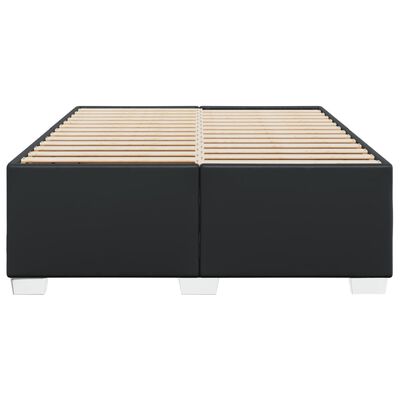 vidaXL Cadre de lit sans matelas noir 160x200 cm similicuir