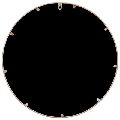 vidaXL Miroir de jardin Sable 60x2,5cm Fer Rond utilisation extérieure