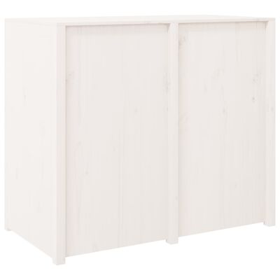 vidaXL Armoire de cuisine d'extérieur blanc bois de pin massif