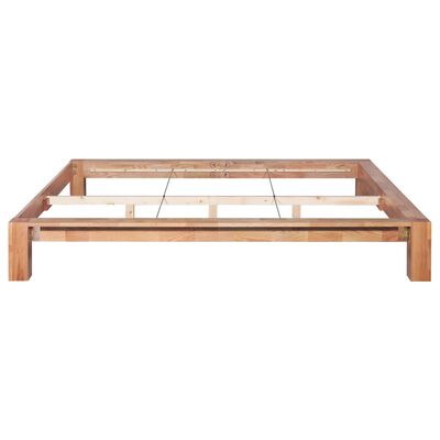 vidaXL Cadre de lit sans matelas bois de chêne massif 160x200 cm