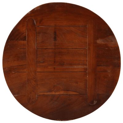 vidaXL Dessus de table Ø 40x3,8 cm rond bois massif de récupération