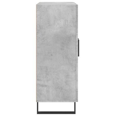 vidaXL Buffet gris béton 69,5x34x90 cm bois d'ingénierie