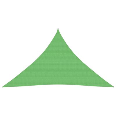 vidaXL Voile d'ombrage 160 g/m² Vert clair 5x5x6 m PEHD