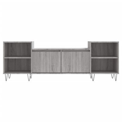 vidaXL Meuble TV Sonoma gris 160x35x55 cm Bois d'ingénierie