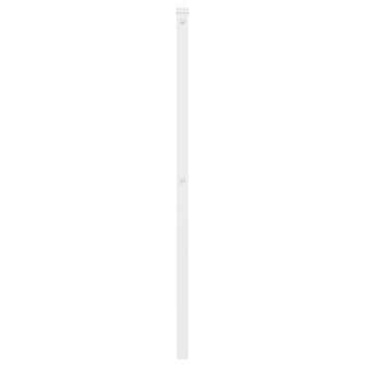 vidaXL Tête de lit métal blanc 80 cm