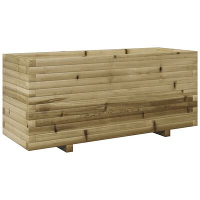 vidaXL Jardinière 110x40x49,5 cm bois de pin imprégné