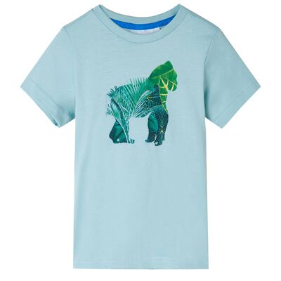 T-shirt pour enfants aqua clair 140