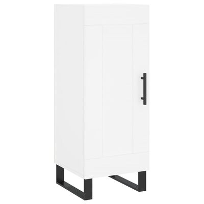 vidaXL Buffet blanc 34,5x34x90 cm bois d'ingénierie