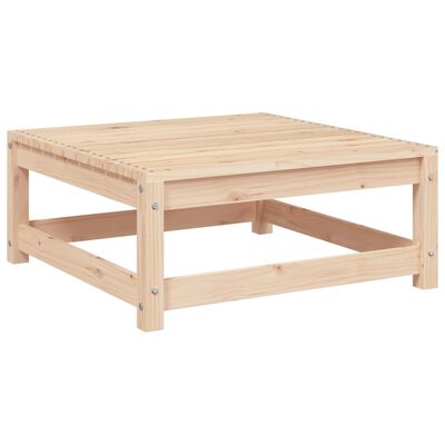 vidaXL Repose-pied de jardin 70x70x30 cm bois de pin massif