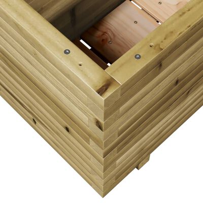 vidaXL Jardinière 110x40x49,5 cm bois de pin imprégné