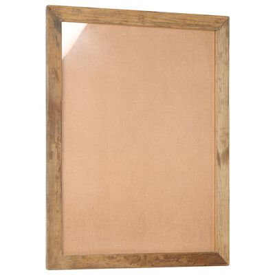 vidaXL Cadres photo 2 pcs 90x70cm Bois de récupération solide et verre