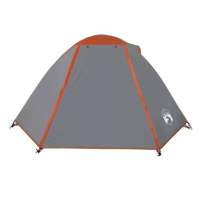 vidaXL Tente de camping à dôme 2 personnes orange imperméable