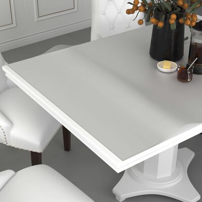 vidaXL Protecteur de table mat 100x90 cm 2 mm PVC