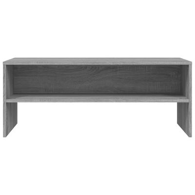 vidaXL Meuble TV Sonoma gris 100x40x40 cm Bois d'ingénierie