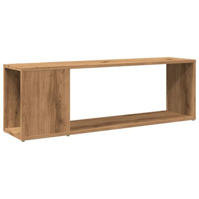 vidaXL Meuble TV chêne artisanal 100x24x32 cm bois d'ingénierie