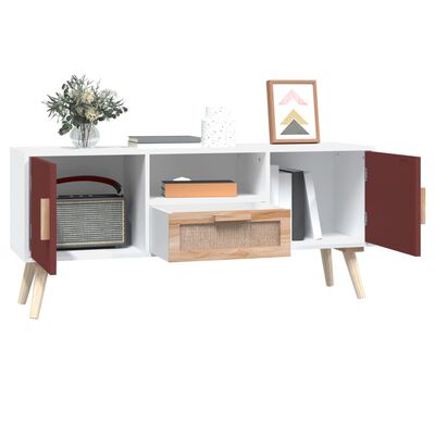 vidaXL Meuble TV avec portes 105x30x45 cm bois d'ingénierie