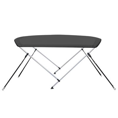 vidaXL Auvent bimini à 2 arceaux Anthracite 150x120x110 cm