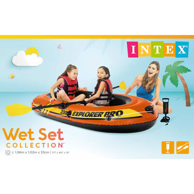 Intex Canot gonflable Explorer Pro 200 avec rames et pompe 58357NP