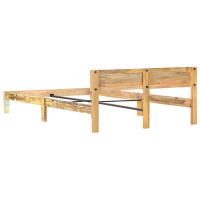 vidaXL Cadre de lit sans matelas Bois de récupération massif 180x200cm