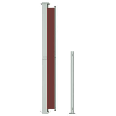 vidaXL Auvent latéral rétractable de patio 200x300 cm Marron