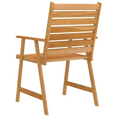 vidaXL Ensemble à manger de jardin 3 pcs Bois d'acacia solide