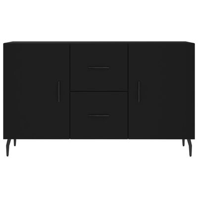 vidaXL Buffet noir 100x36x60 cm bois d'ingénierie