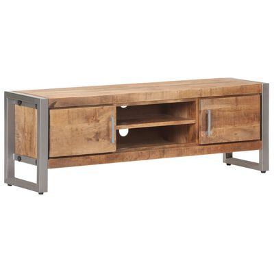 vidaXL Meuble TV 120x30x40 cm Bois de manguier brut