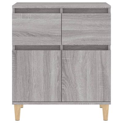 vidaXL Buffet Sonoma gris 60x35x70 cm Bois d'ingénierie