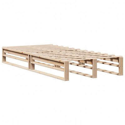 vidaXL Cadre de lit sans matelas 75x190 cm bois de pin massif