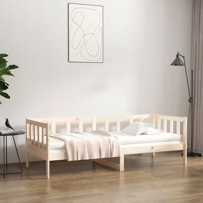 vidaXL Lit de jour sans matelas 90x190 cm bois de pin massif