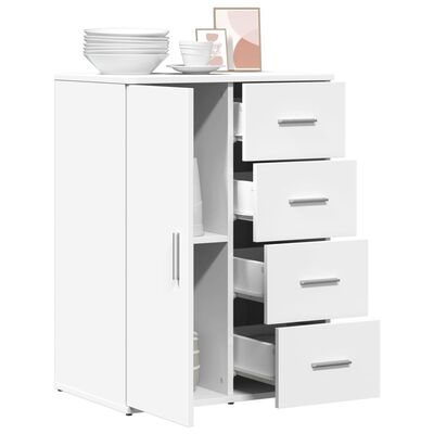 vidaXL Buffet blanc 59x39x80 cm bois d'ingénierie