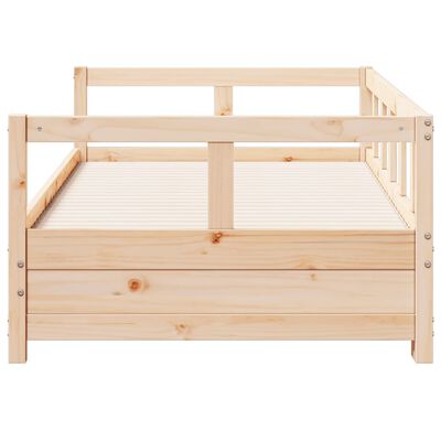 vidaXL Lit de jour sans matelas 80x200 cm bois de pin massif