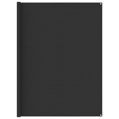 vidaXL Tapis de tente 250x250 cm Anthracite PEHD