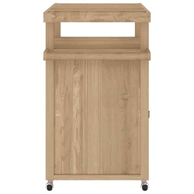 vidaXL Chariot de bar 70x50x90 cm bois de teck massif