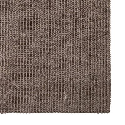 vidaXL Tapis Sisal naturel 80x300 cm Marron