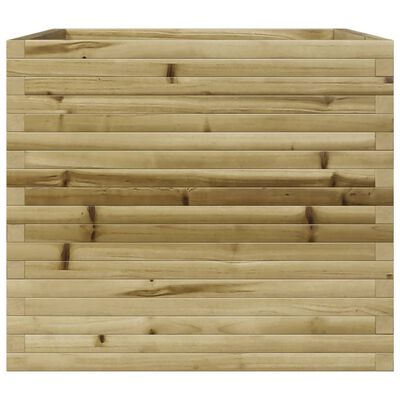 vidaXL Jardinière 80x80x68,5 cm bois de pin imprégné