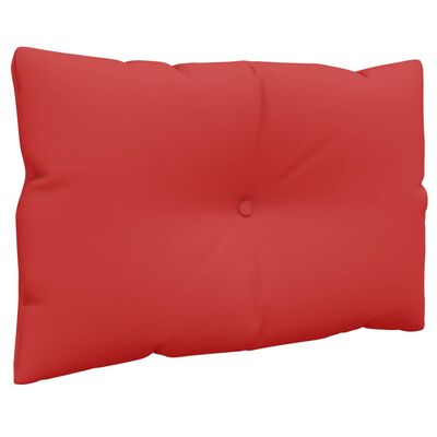 vidaXL Coussins de palette lot de 3 rouge tissu