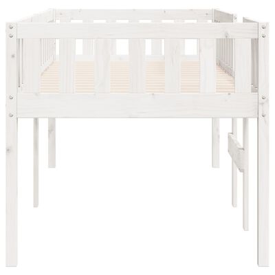 vidaXL Lit pour enfants sans matelas blanc 75x190cm bois de pin massif