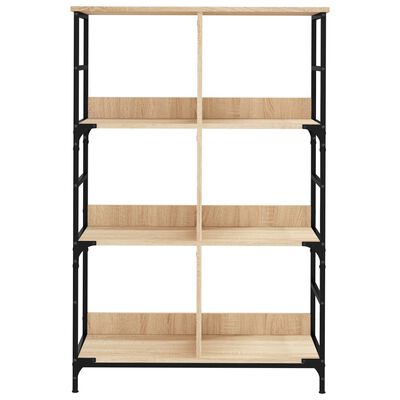 vidaXL Bibliothèque chêne sonoma 78,5x33x117,5 cm bois d'ingénierie