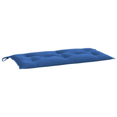 vidaXL Coussins de banc de jardin lot de 2 bleu royal tissu oxford