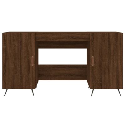 vidaXL Bureau chêne marron 140x50x75 cm bois d'ingénierie