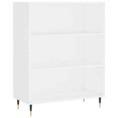 vidaXL Bibliothèque blanc 69,5x32,5x90 cm bois d'ingénierie